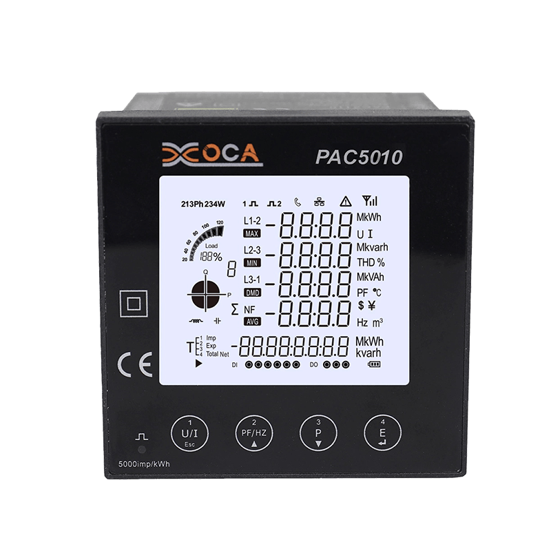 PAC5010 AC প্যানেল RS485 Modbus ডিজিটাল ইলেকট্রিক এনার্জি মিটার পাওয়ার মিটার