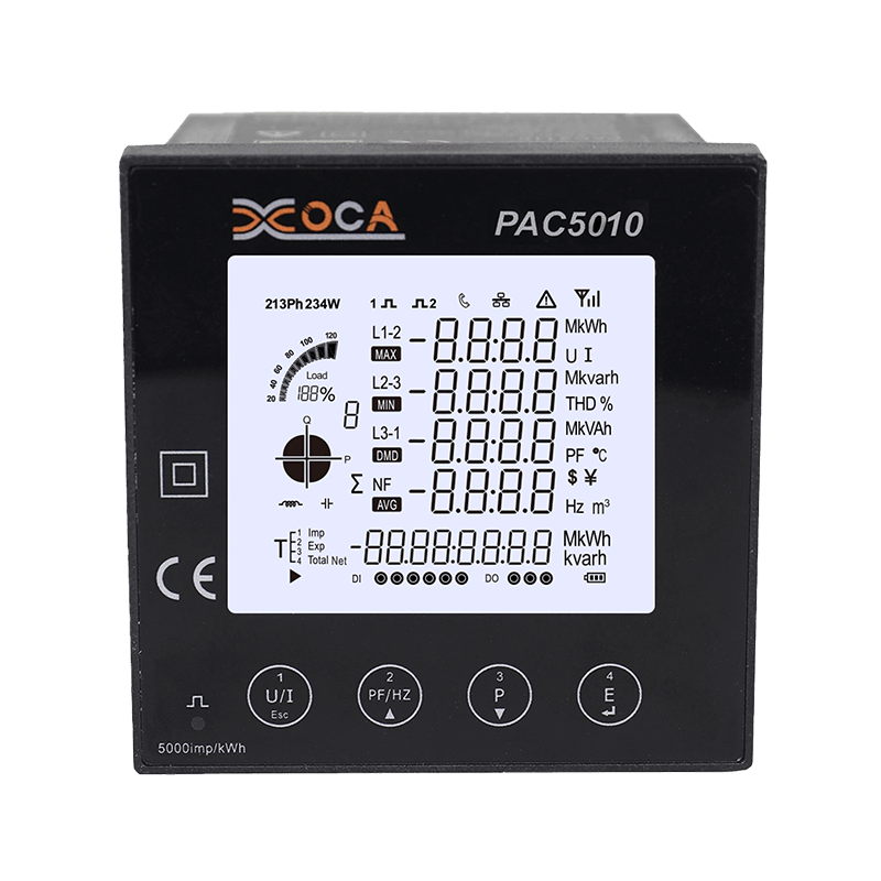 PAC3000 LCD ইন্টেলিজেন্ট প্যানেল পাওয়ার মিটার