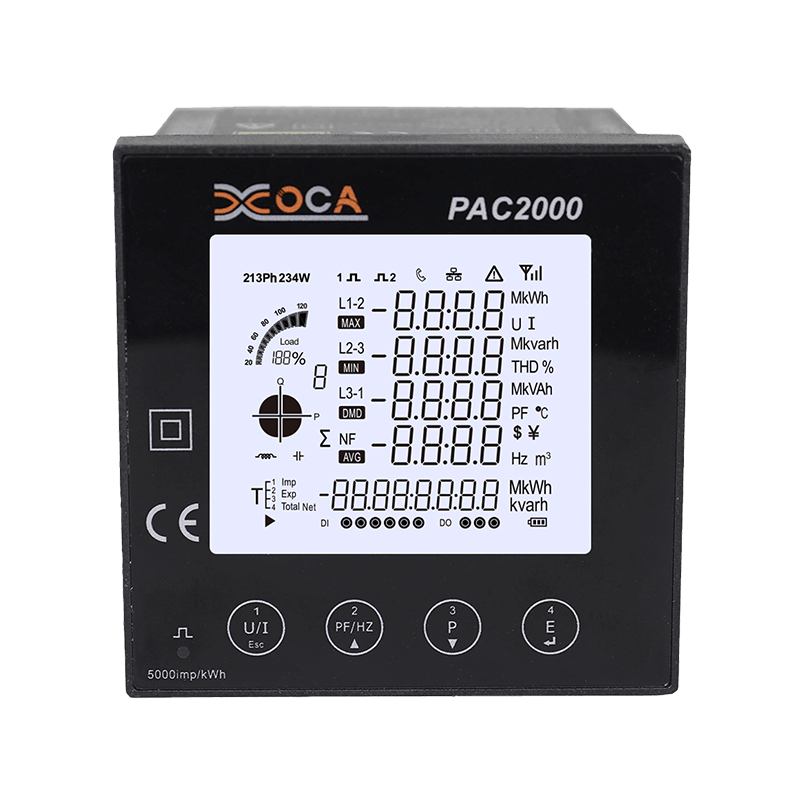 PAC2000 ইন্টেলিজেন্ট LCD প্যানেল ডিজিটাল পাওয়ার মিটার