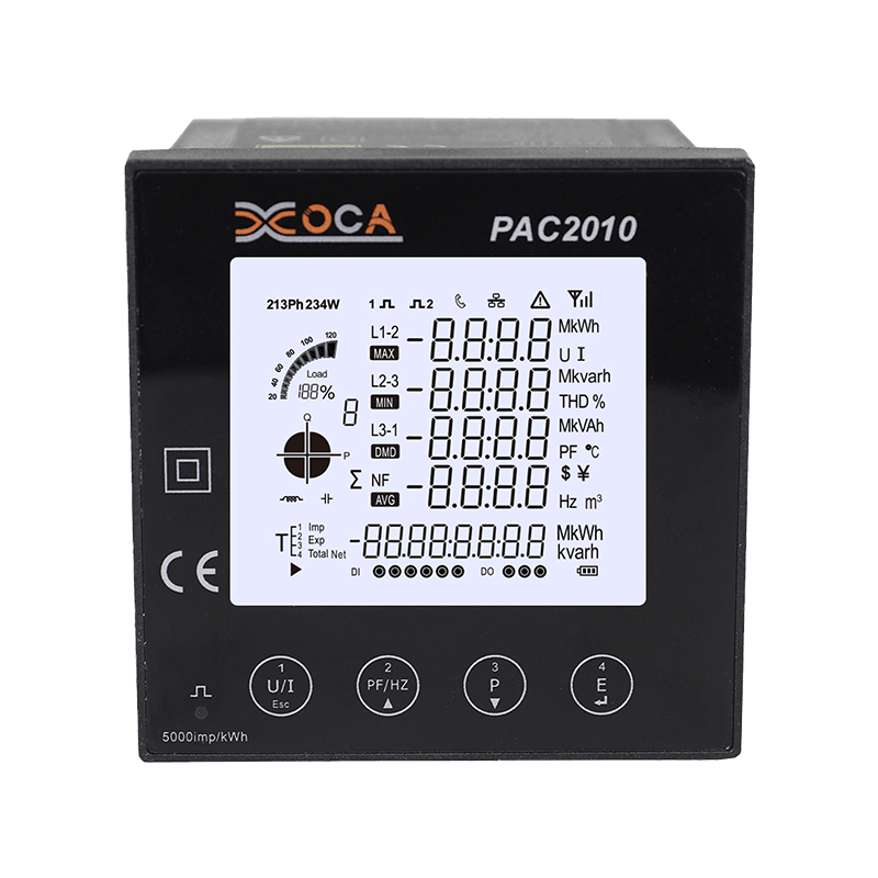 PAC5010 স্মার্ট Modbus LCD প্যানেল পাওয়ার মিটার মাল্টিমিটার